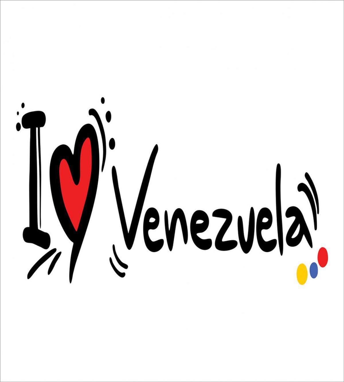 I Love Venezuela Wording — Pattern