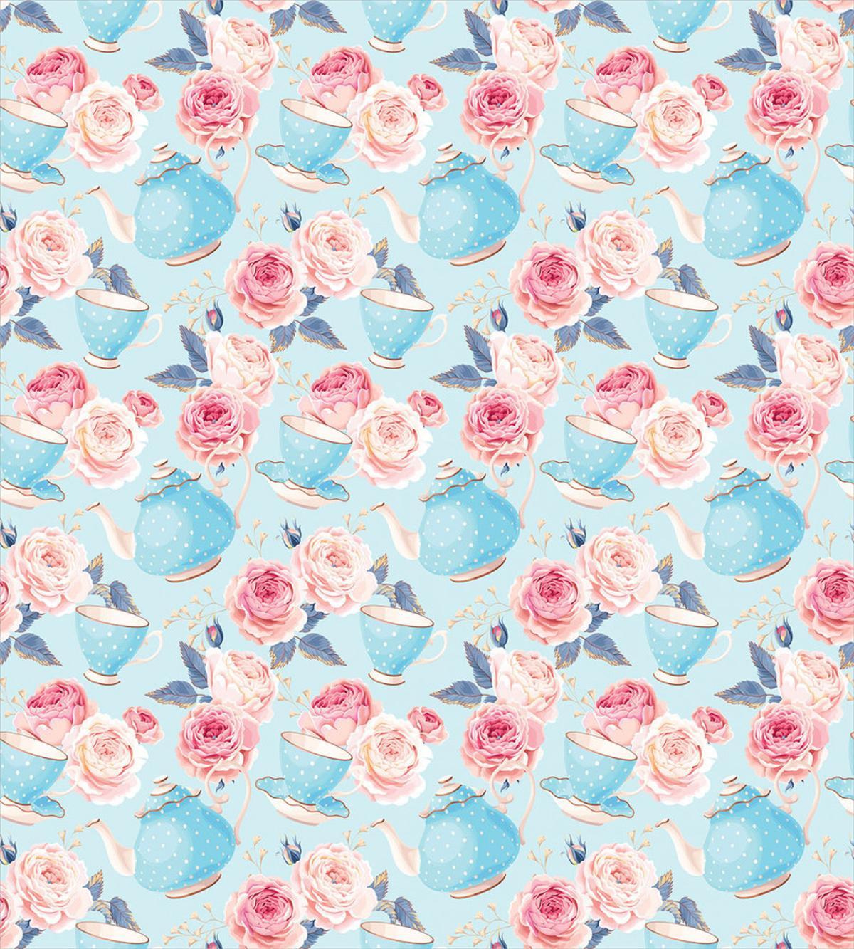 Flowers Roses Teapot — Pattern