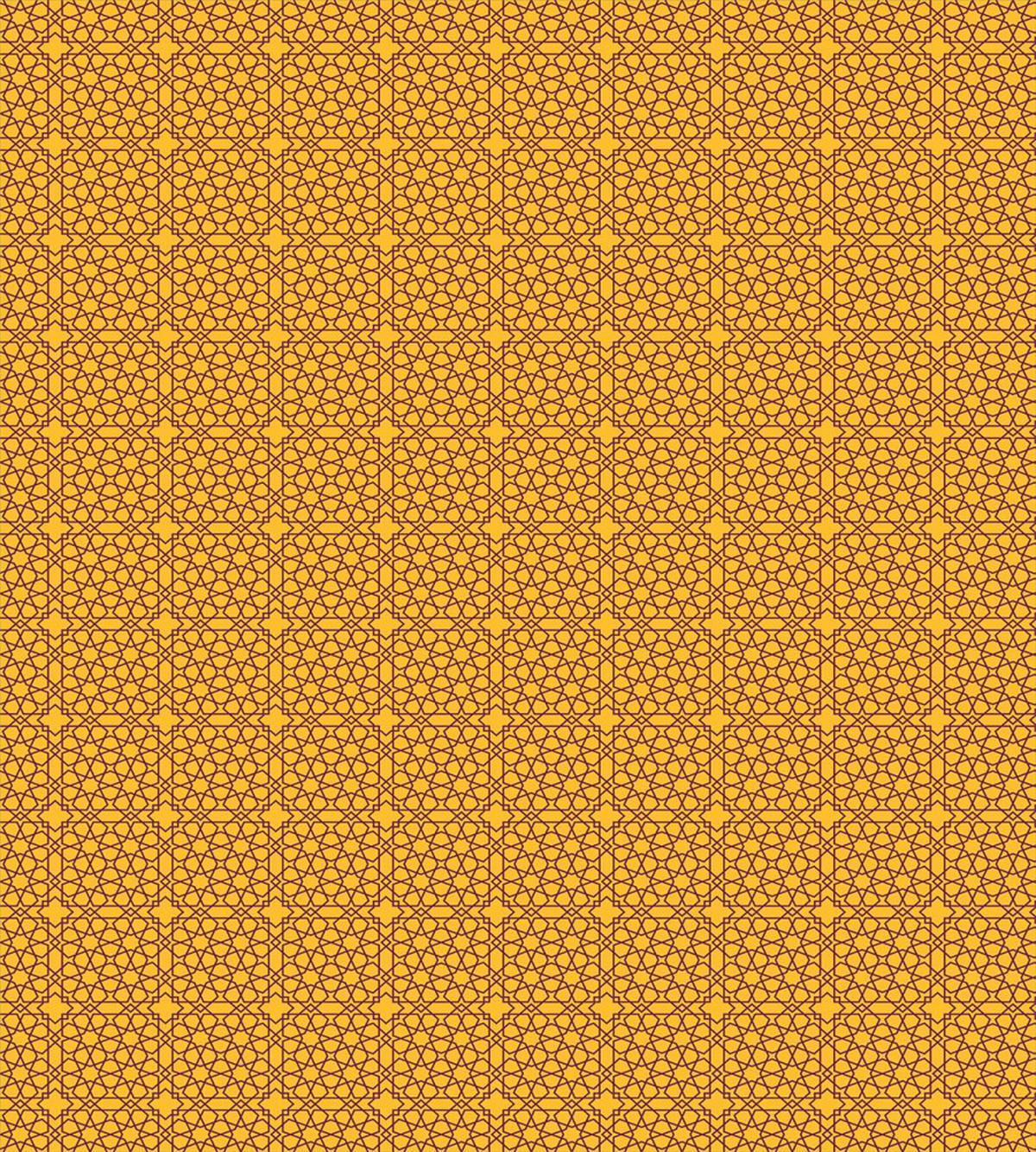 Entwined Moroccan Star Grid — Pattern