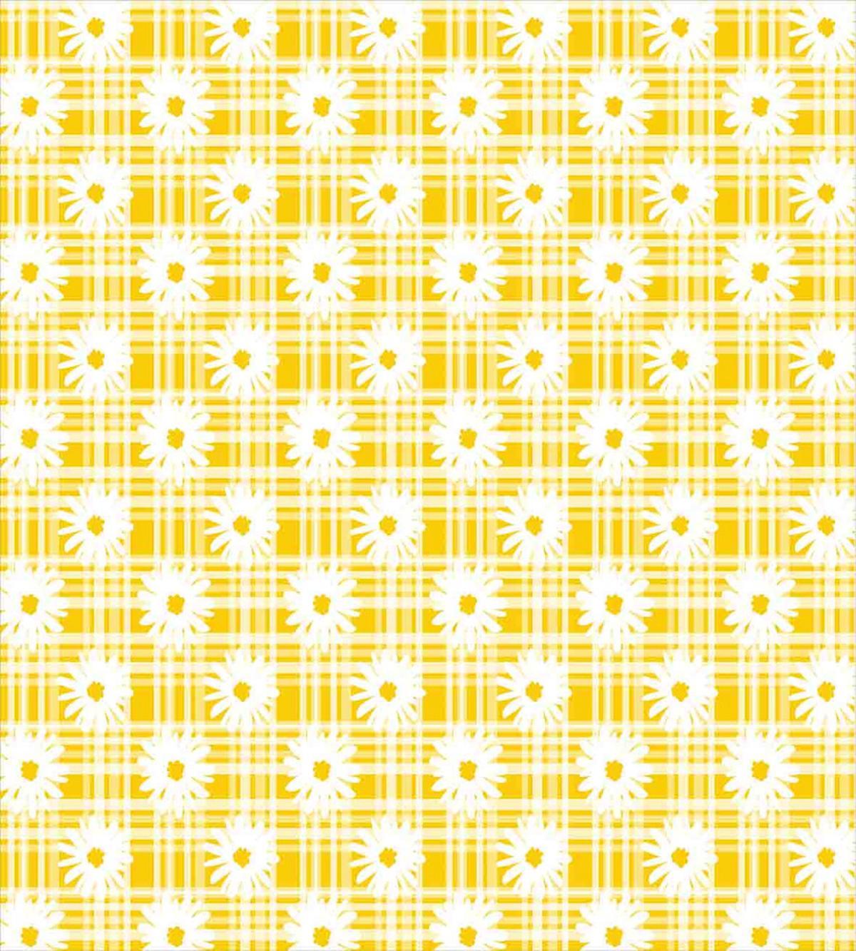 Flower on Gingham Pattern — Pattern