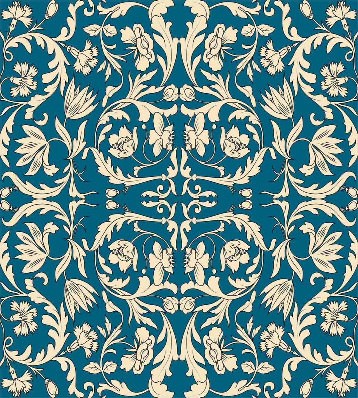 Oriental Antique Scroll — Pattern