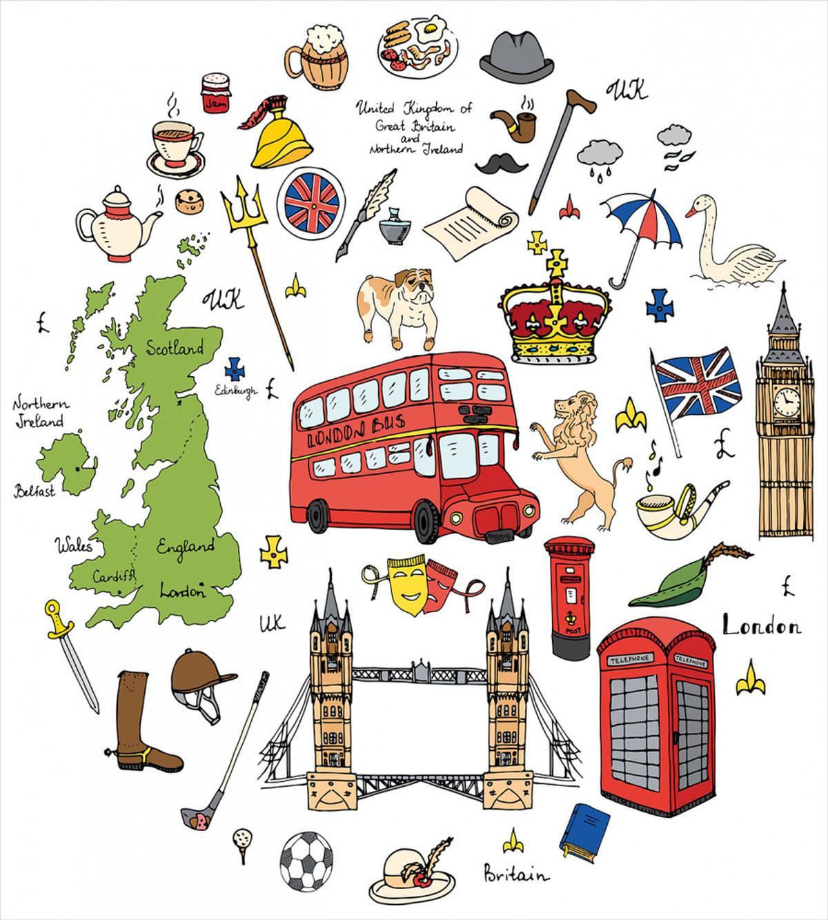 Sketchy Famous Tourist — Pattern