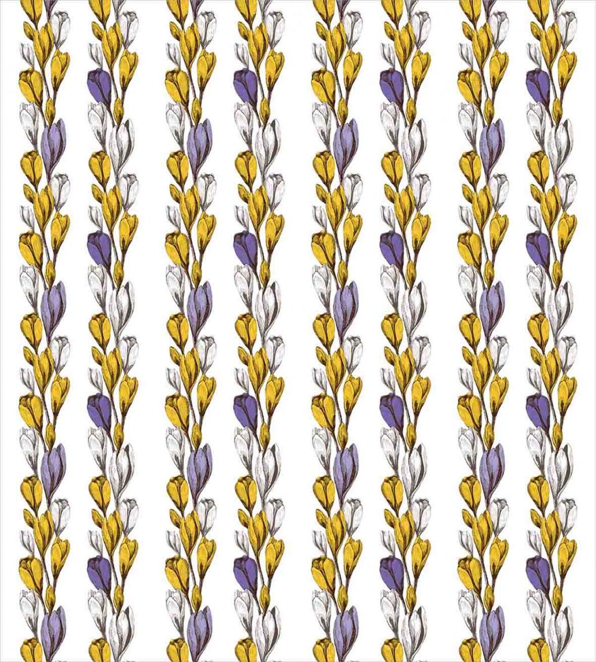 Crocus Bouquets Sketch — Pattern