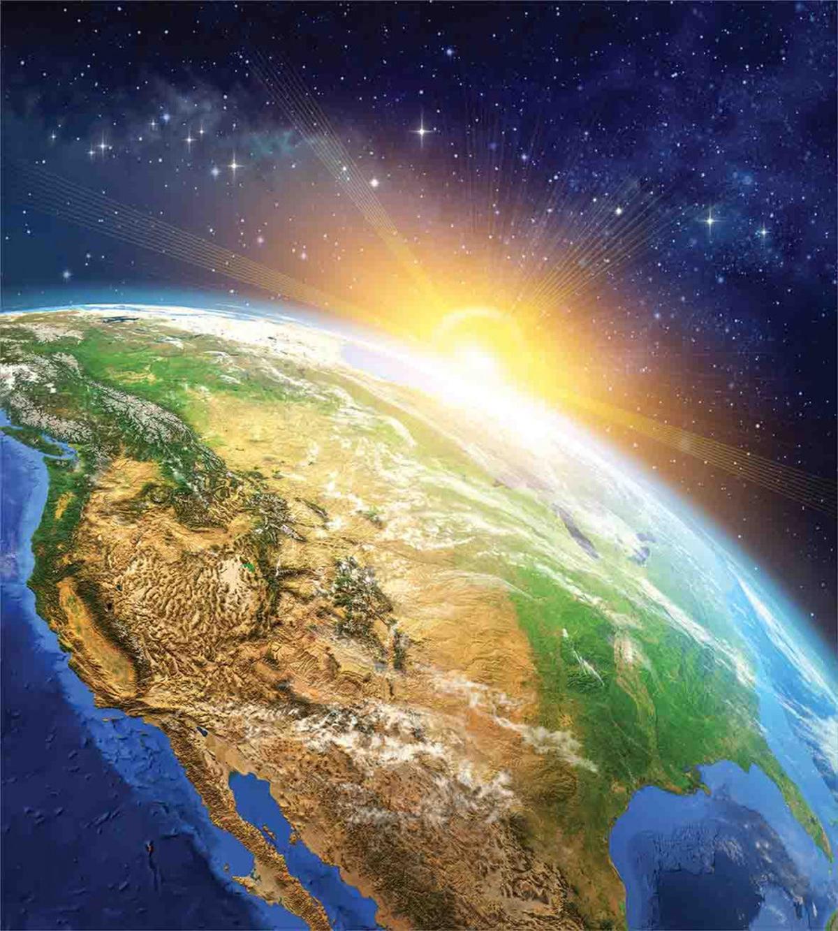 View of Sunrise Planet — Pattern