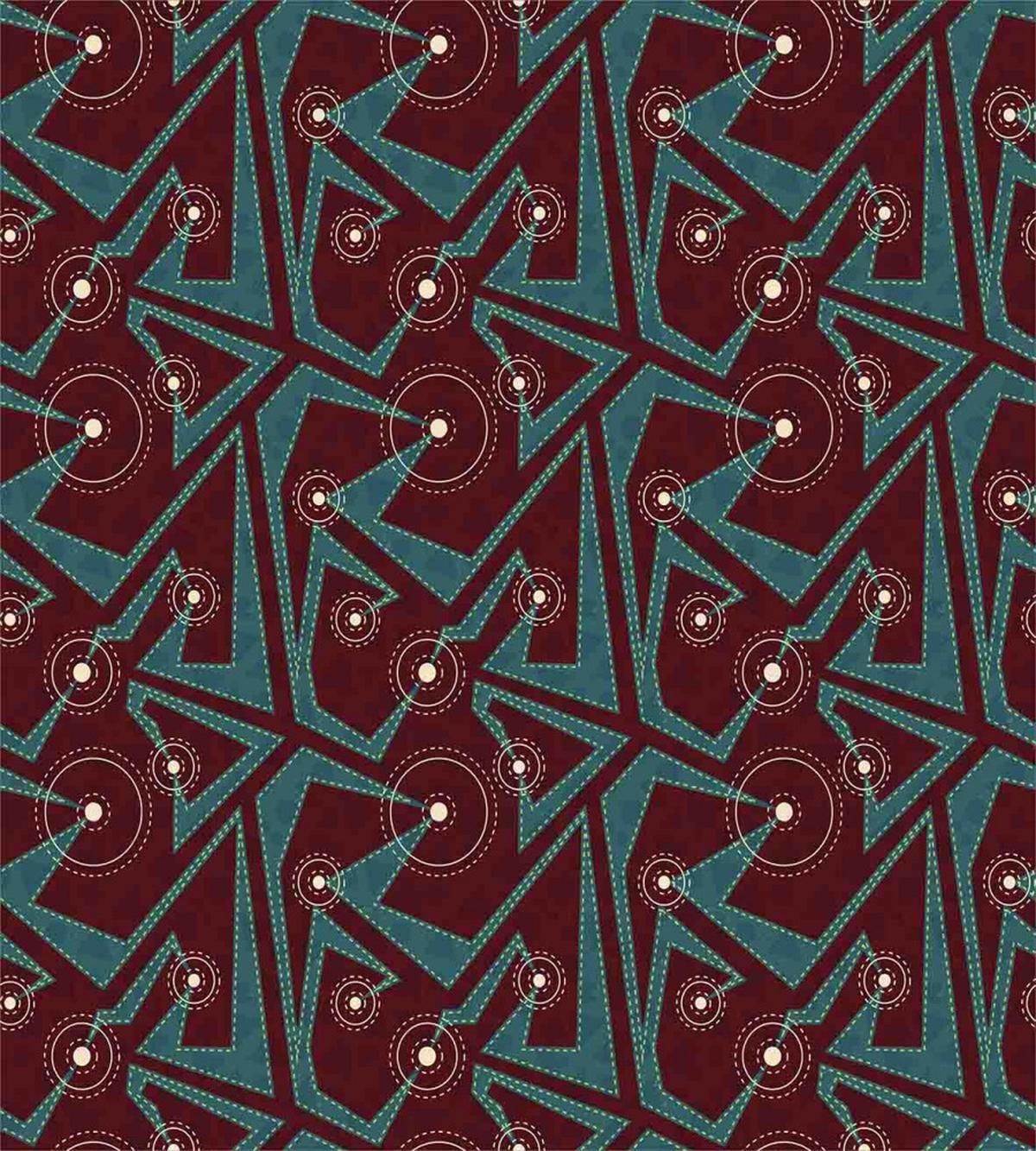 Dashed Lines and Circles — Pattern