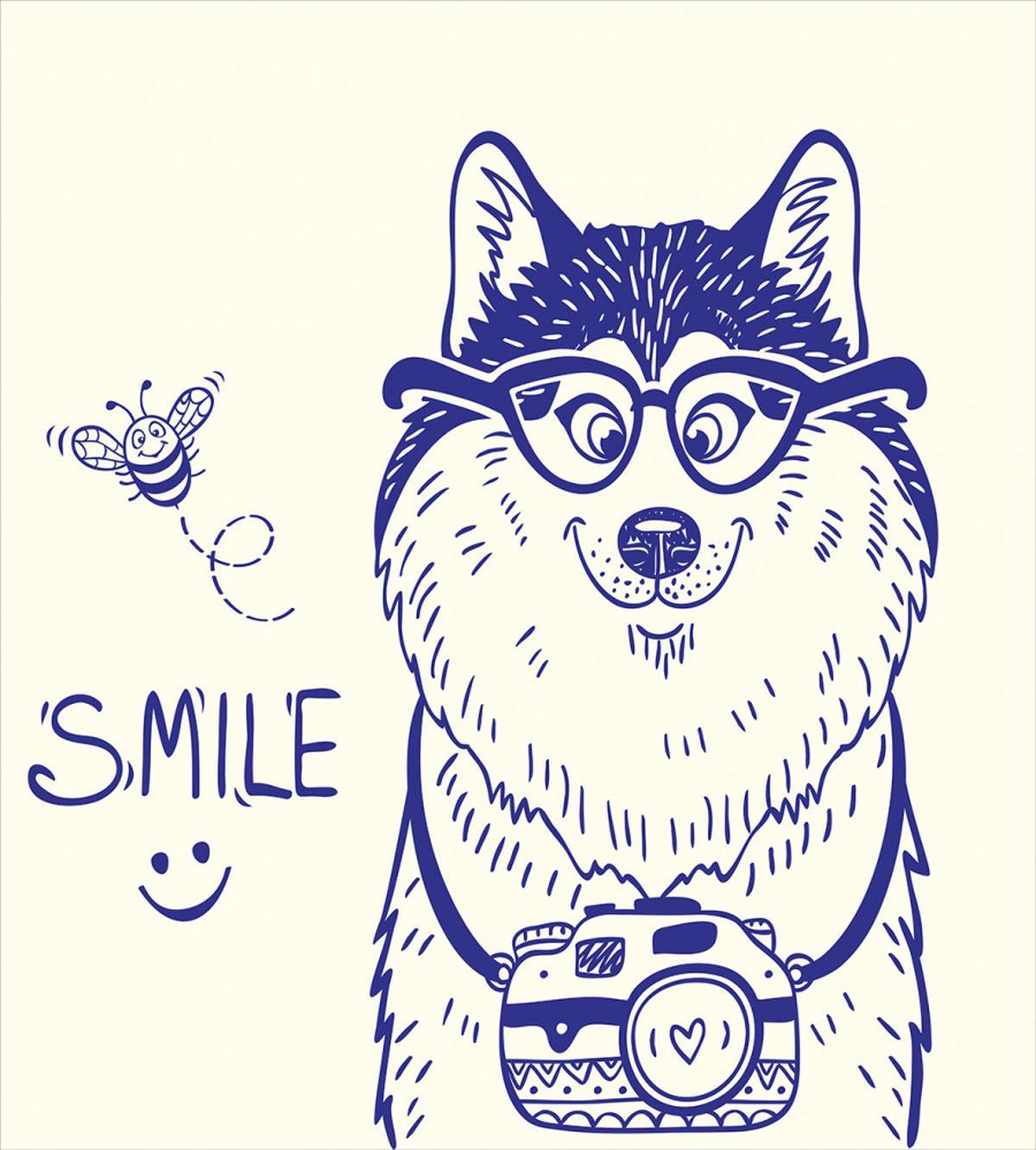 Cartoon Puppy — Pattern
