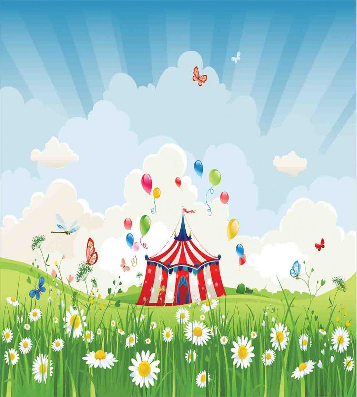 Sunny Sky Grass Tent — Pattern