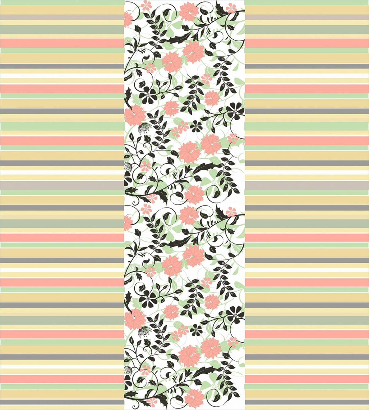Floral Ornate and Stripes — Pattern