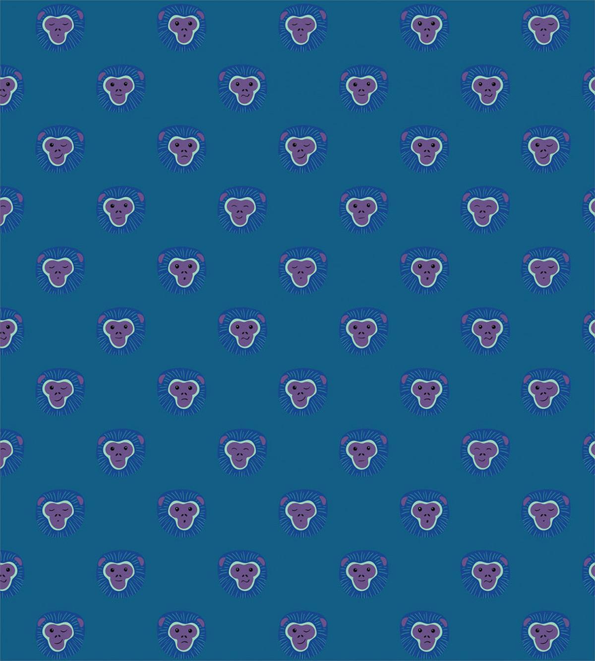Pattern of Funny Ape Faces — Pattern