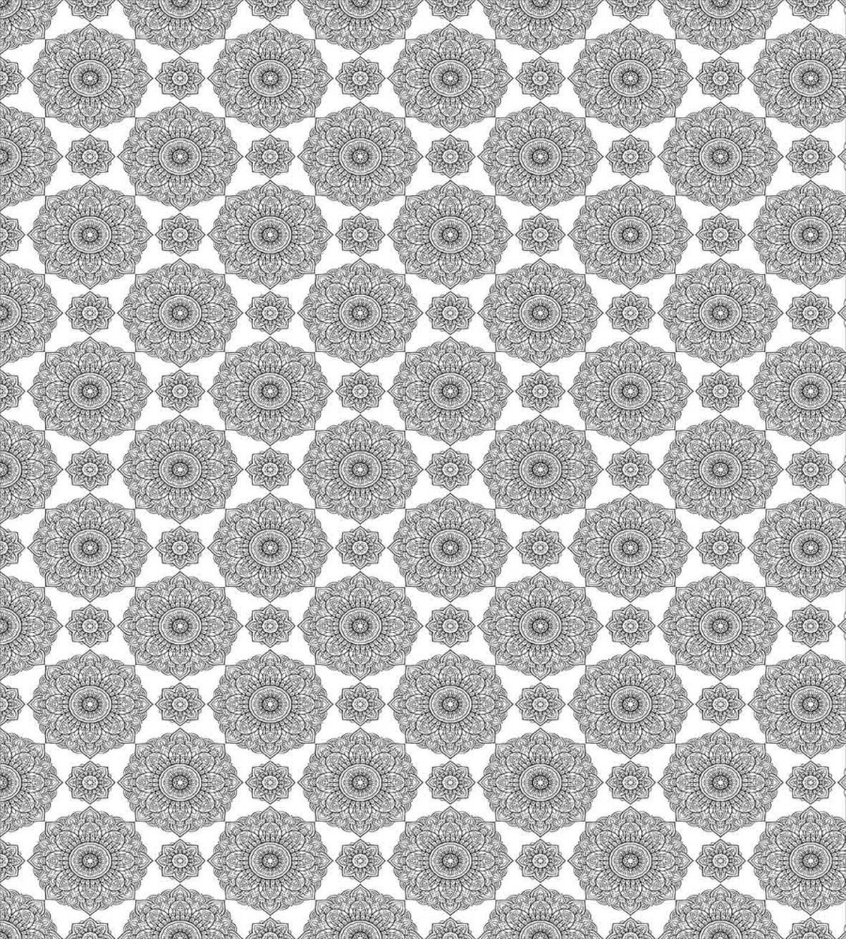 Eastern Petals and Leaves — Pattern