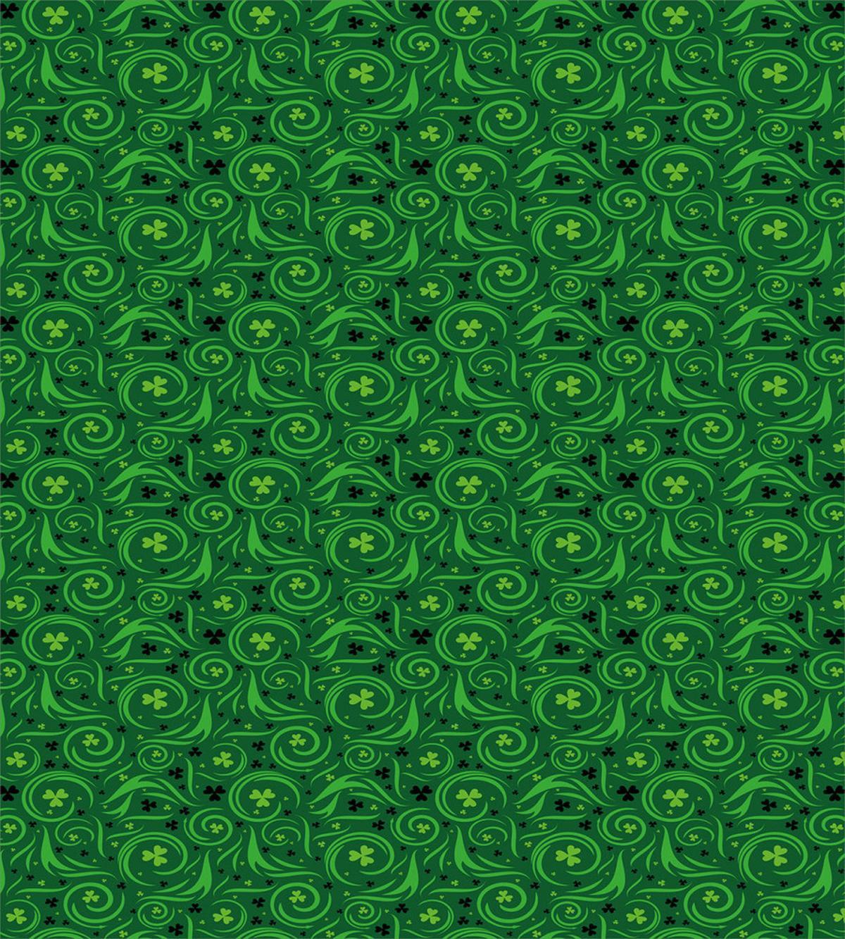 Irish Swirl Shamrock — Pattern