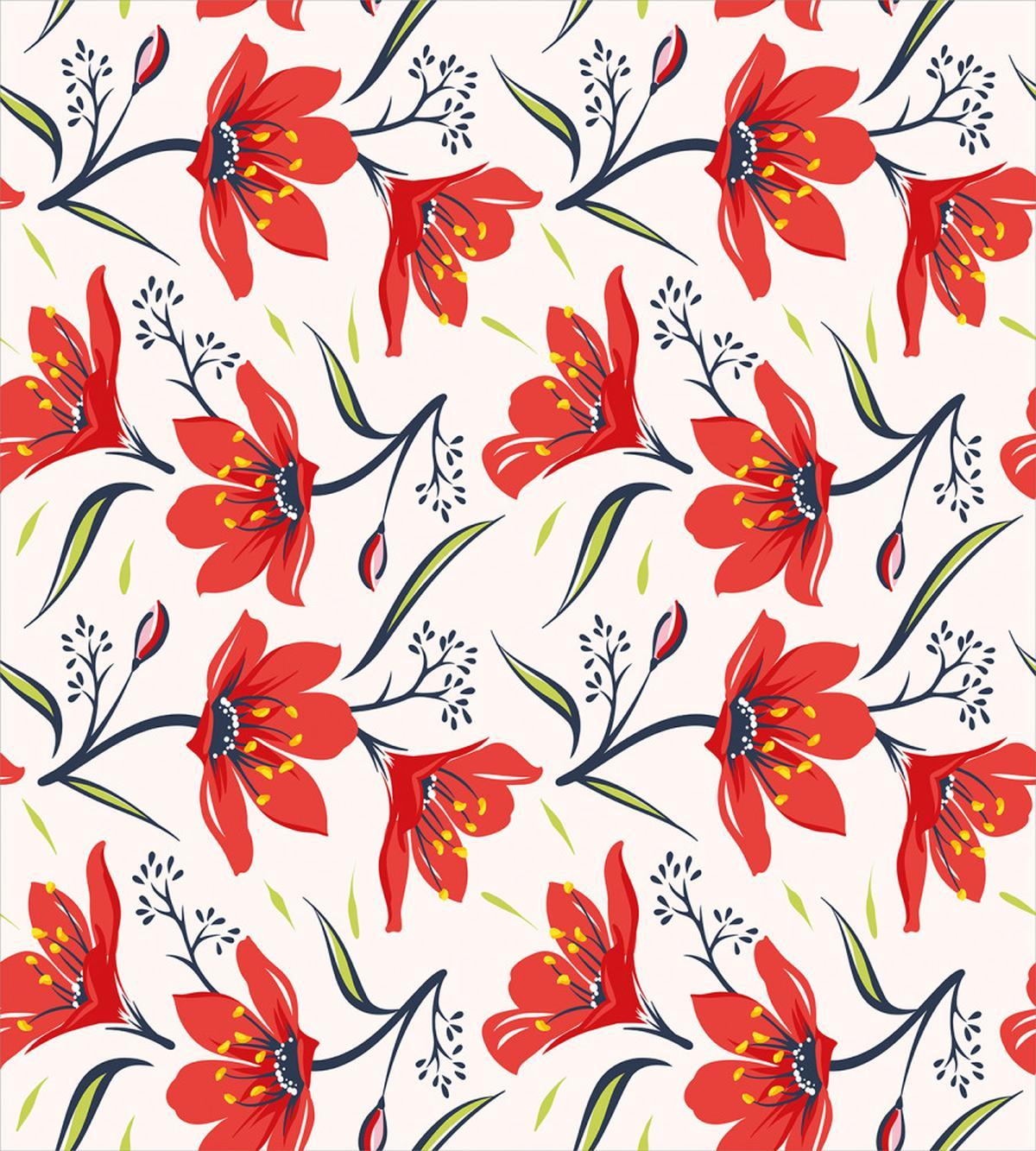 Vintage Tulip Flowers — Pattern