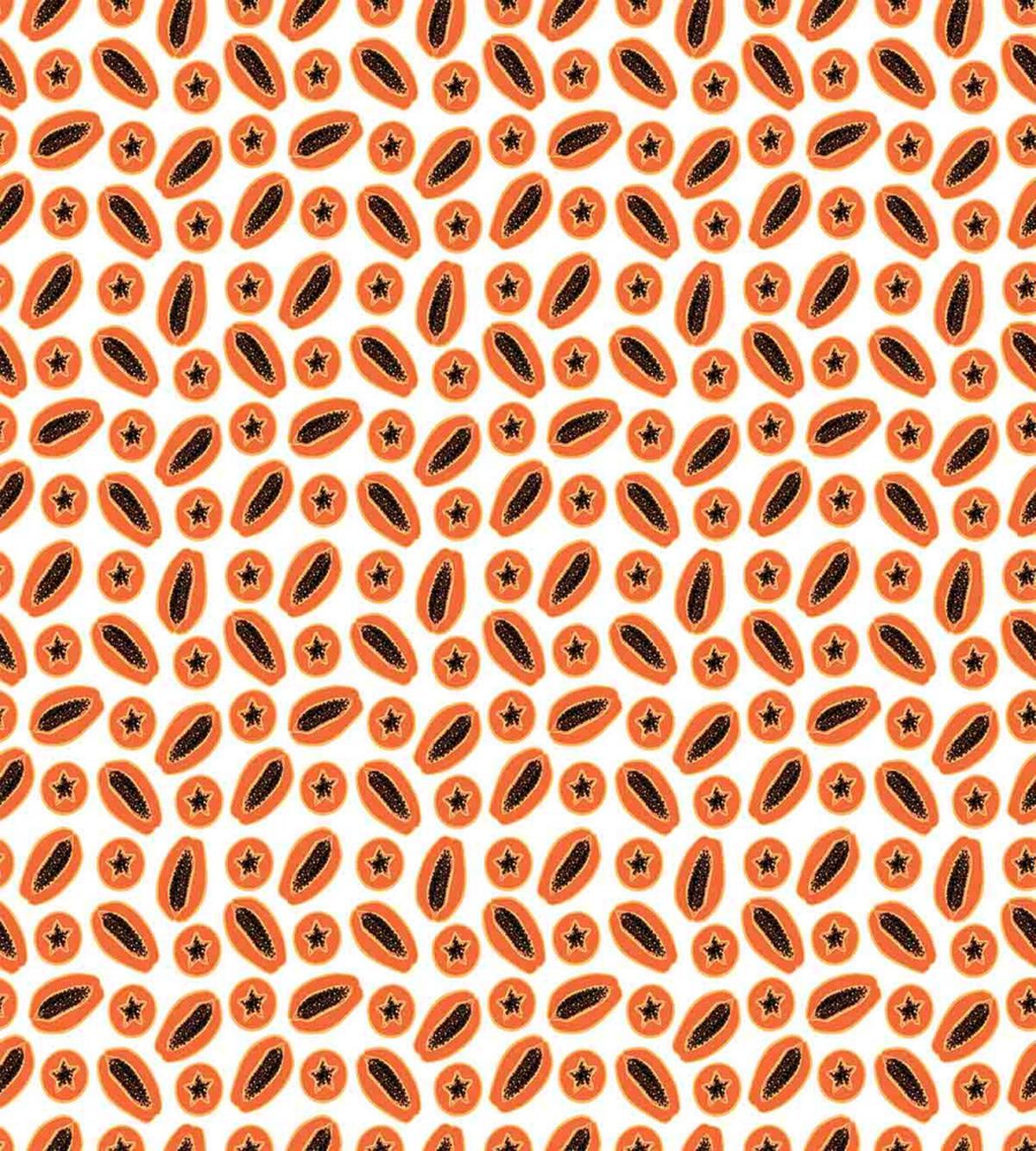 Tropical Papaya Seeds — Pattern
