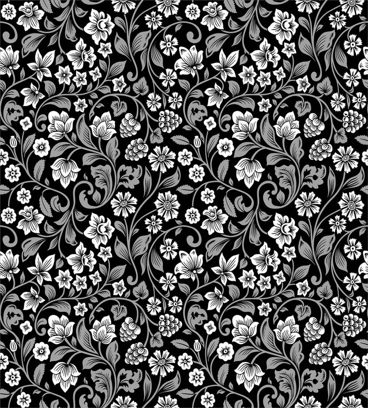 Floral with Berries — Pattern