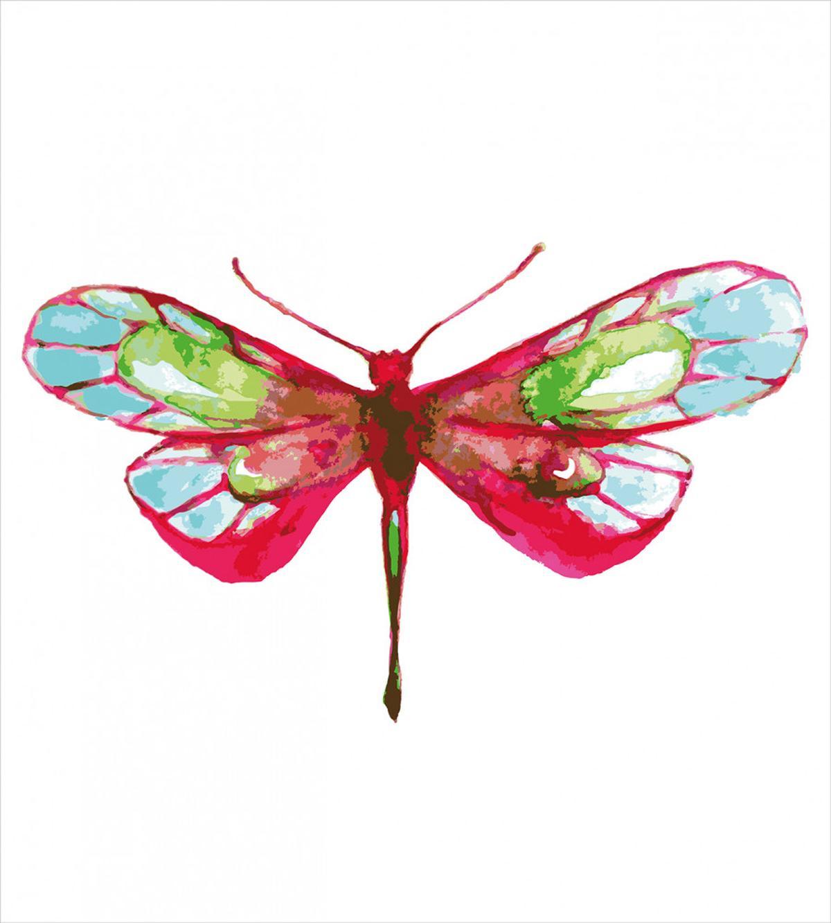 Watercolor Dragonfly — Pattern
