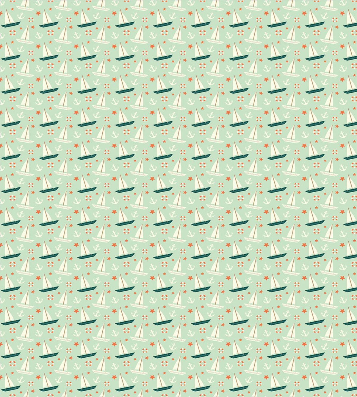 Lifebuoy Sailboats Stars — Pattern