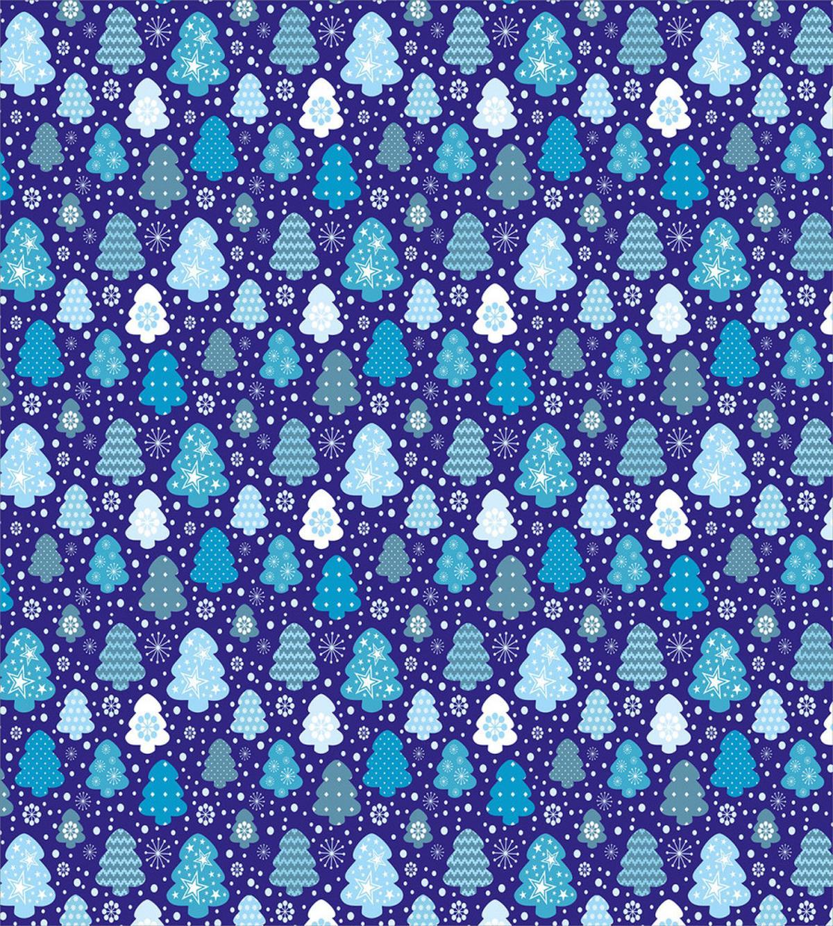 Snowflakes Xmas Trees — Pattern
