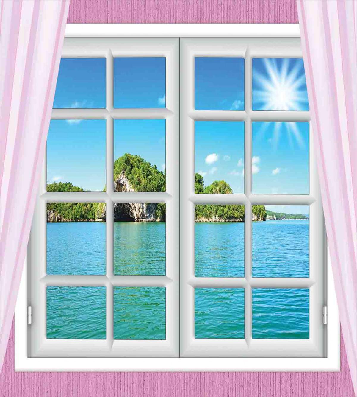 Idyllic View from Window — Pattern
