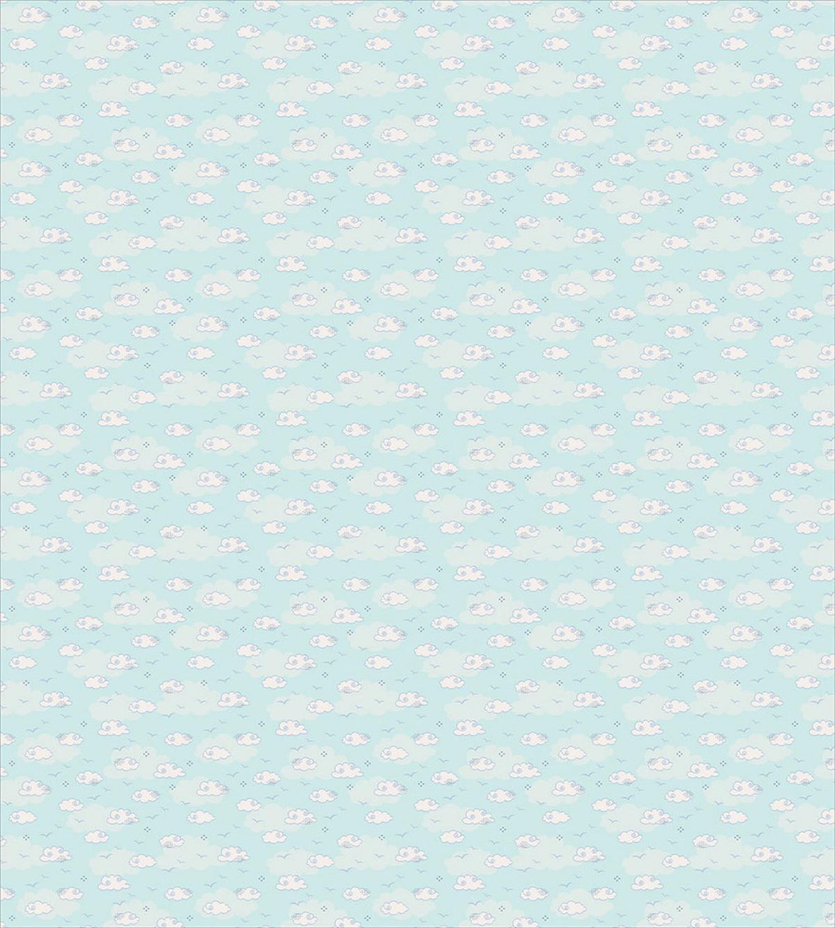 Sky with Clouds and Birds — Pattern