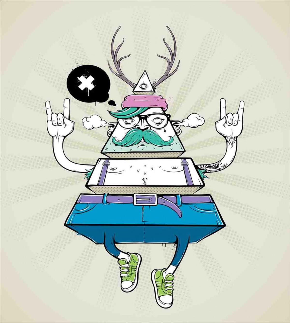 Bizarre Triangle Dude — Pattern