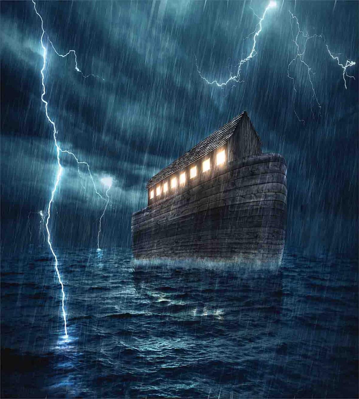 Old Wood Boat Dramatic — Pattern