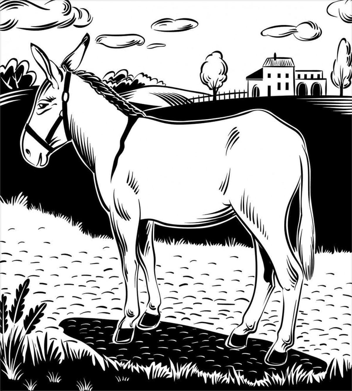 Farmland Village and Animal — Pattern