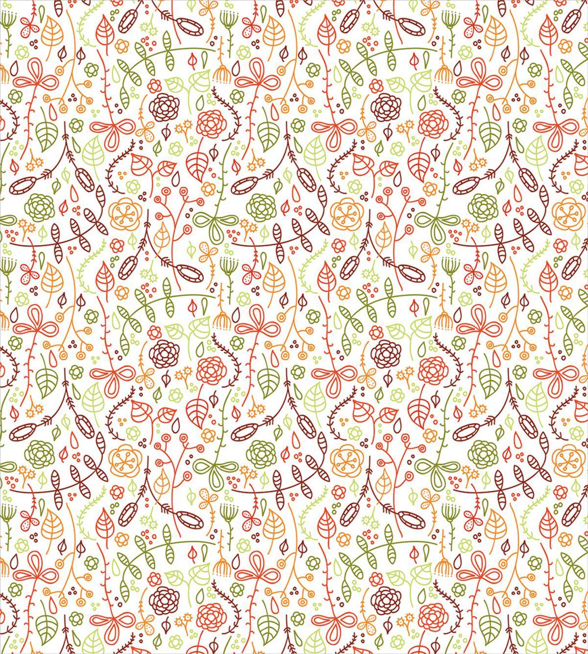 Foliage Berries Leaves — Pattern