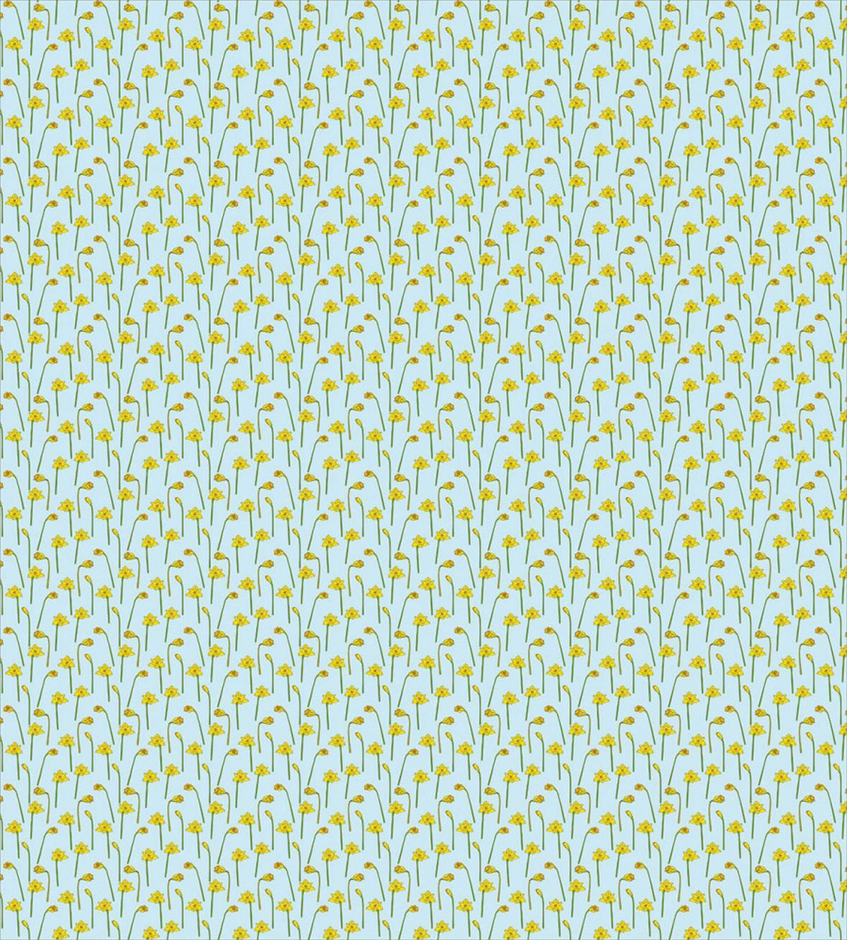 Cartoonish Daffodils — Pattern