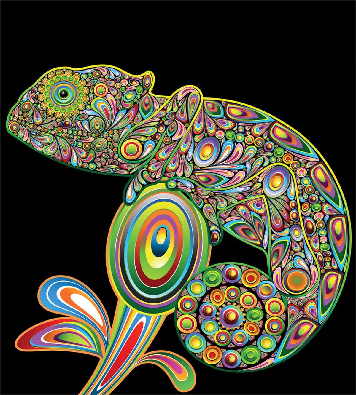 Chameleon Embelished — Pattern