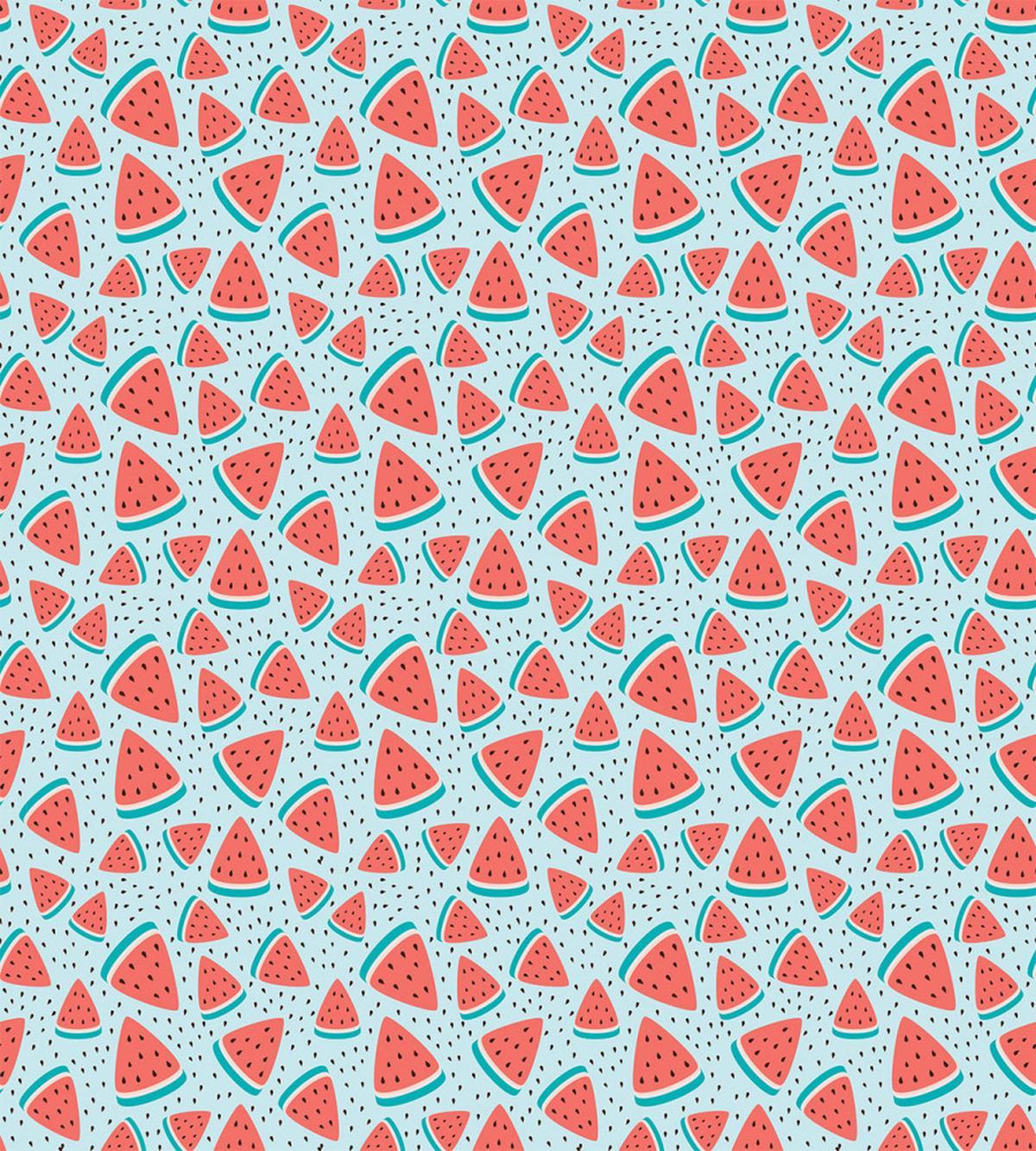 Watermelon Slices and Seeds — Pattern