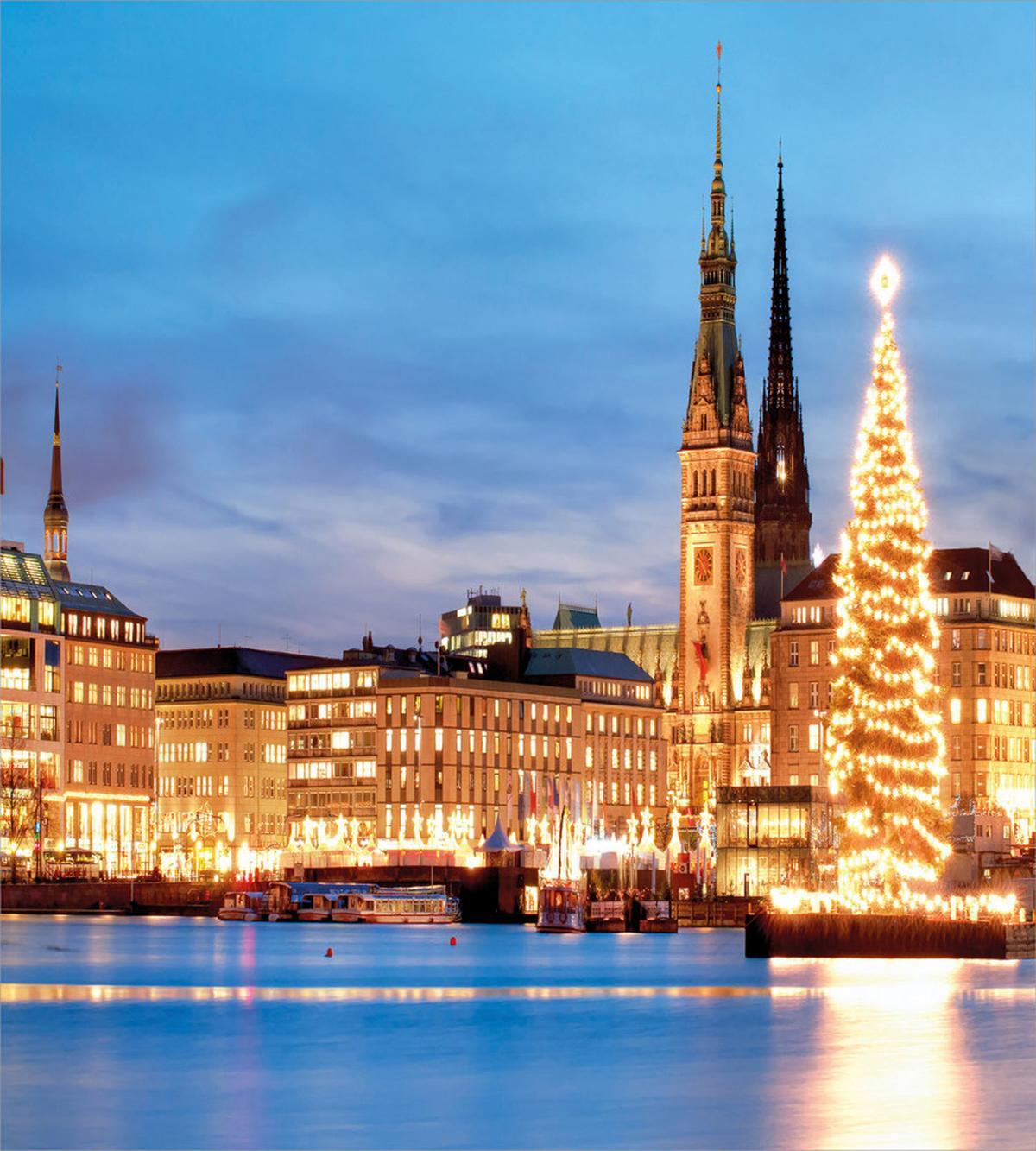 Hamburg Germany Old Town — Pattern