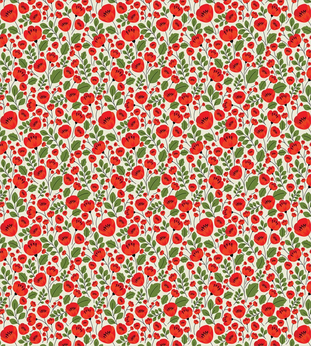 Nature Retro Arrangement — Pattern