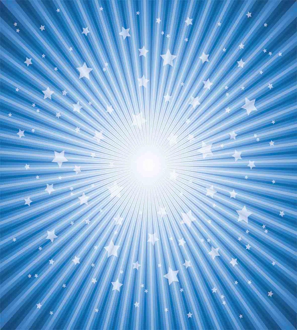 Retro Burst Stars — Pattern