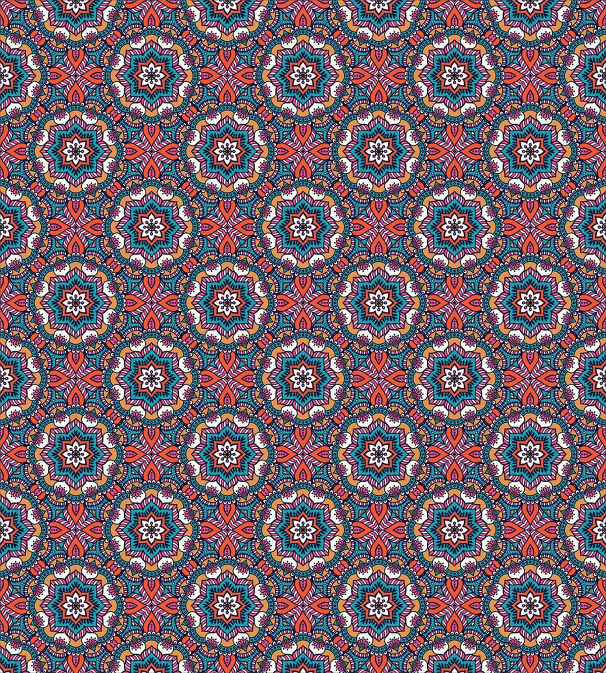 Eastern Style Petals Leaves — Pattern