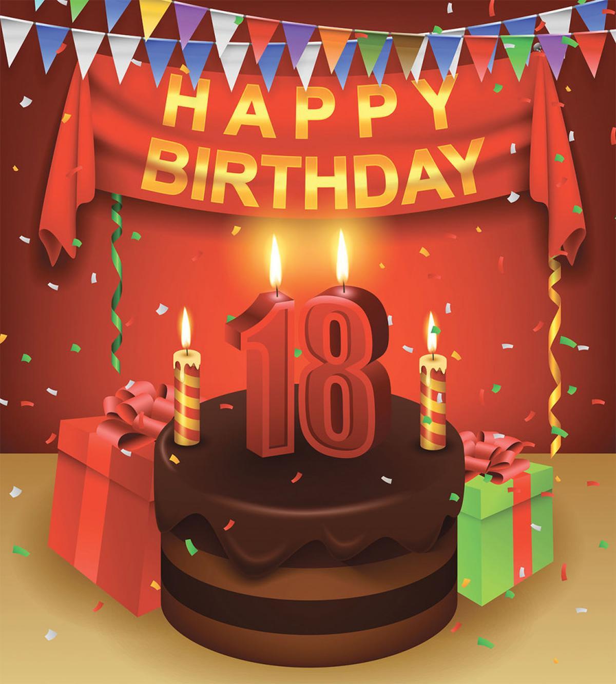 Happy Birthday Cake — Pattern