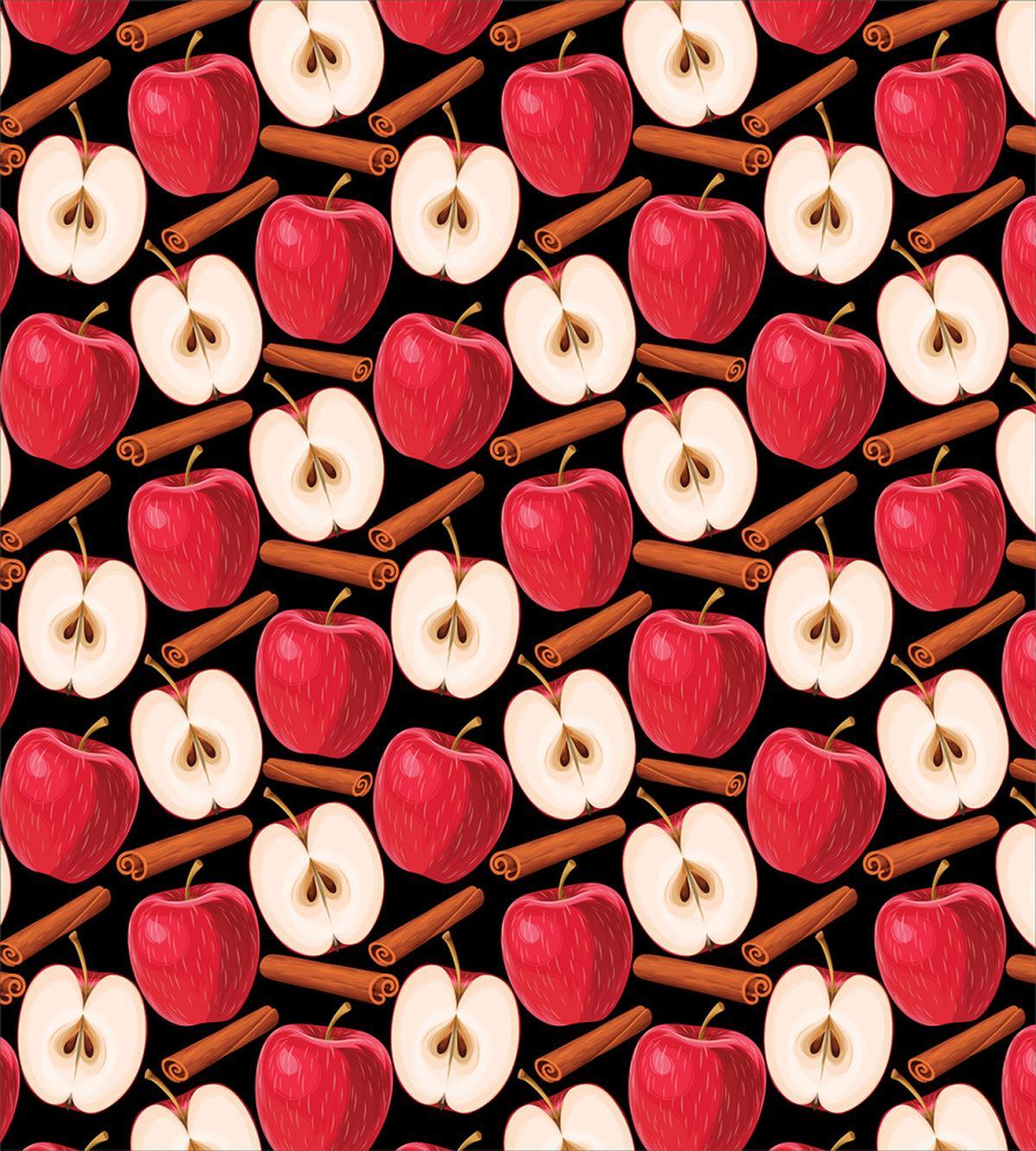 Cinnamon Sticks Fruits — Pattern