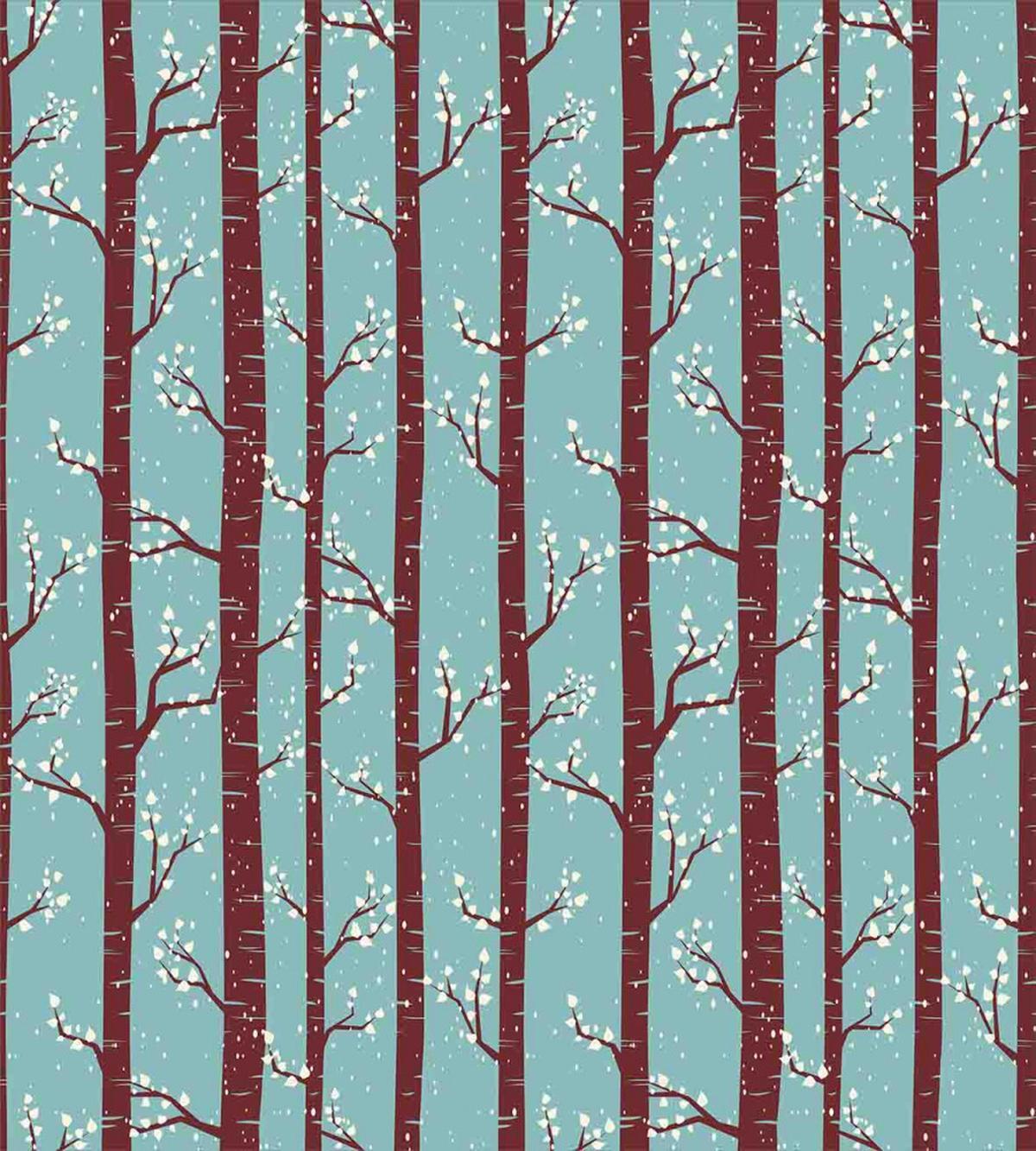 Birch Tree Silhouettes — Pattern