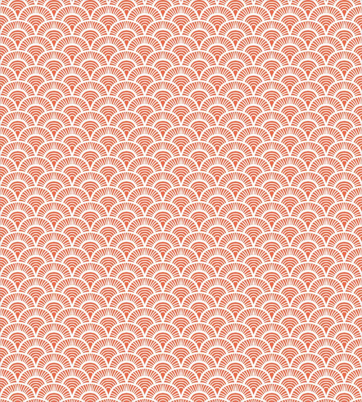 Half Circles Scale Motif — Pattern
