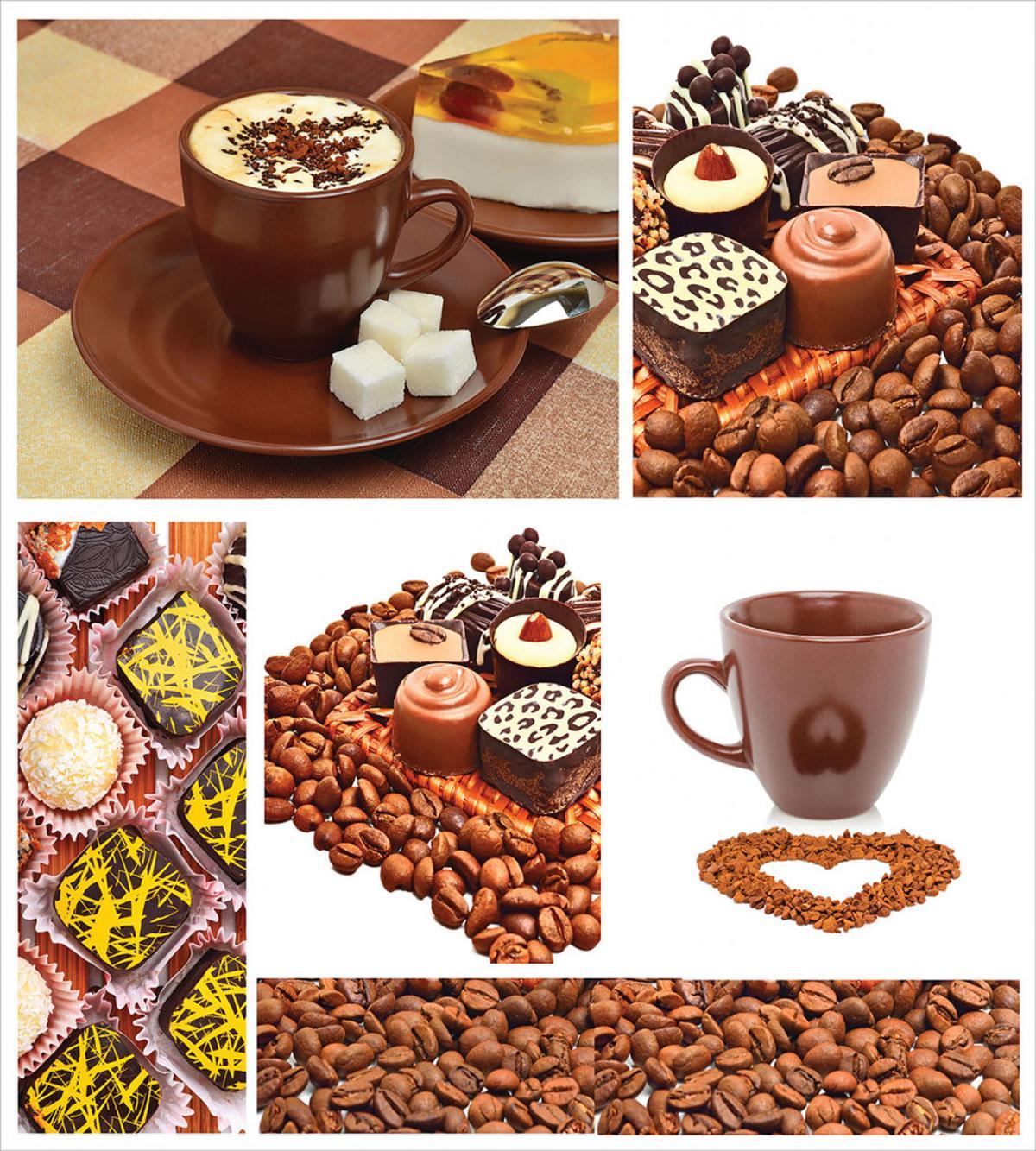 Sweets and Coffee Beans — Pattern