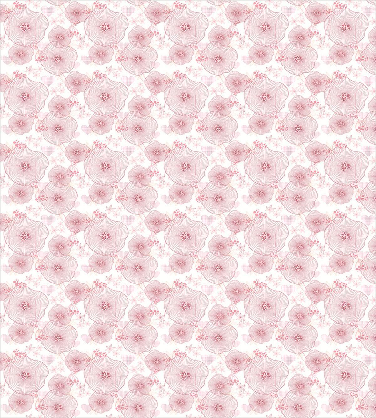 Lilies Dotted Heart — Pattern
