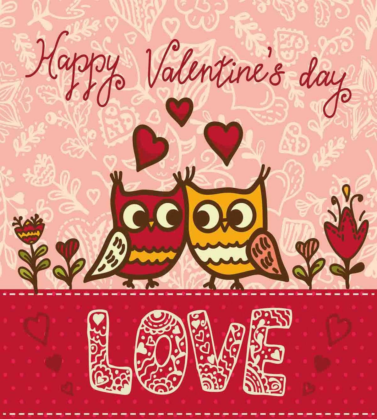 Owls Love Heart — Pattern