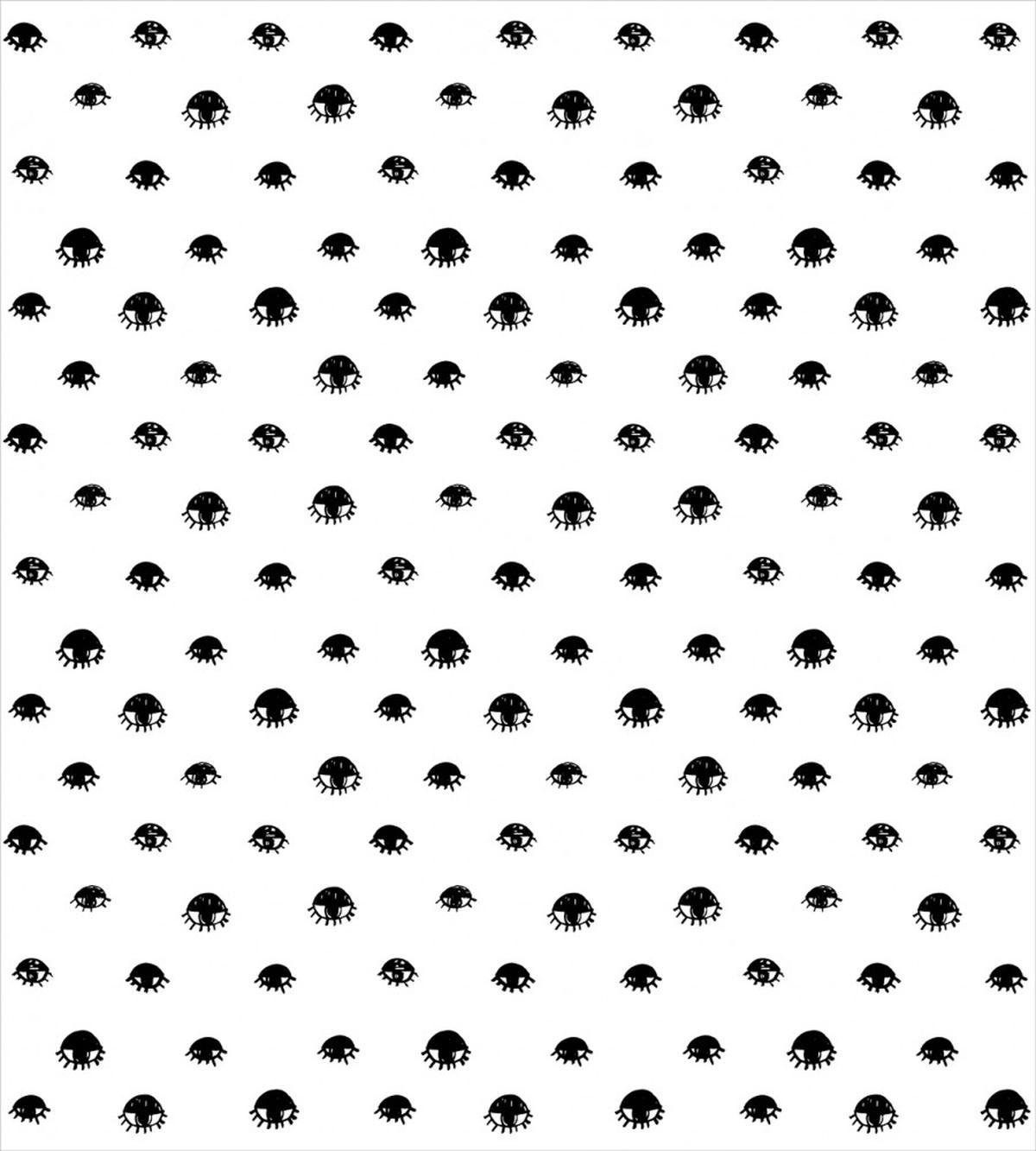 Sketchy Black Eyes — Pattern