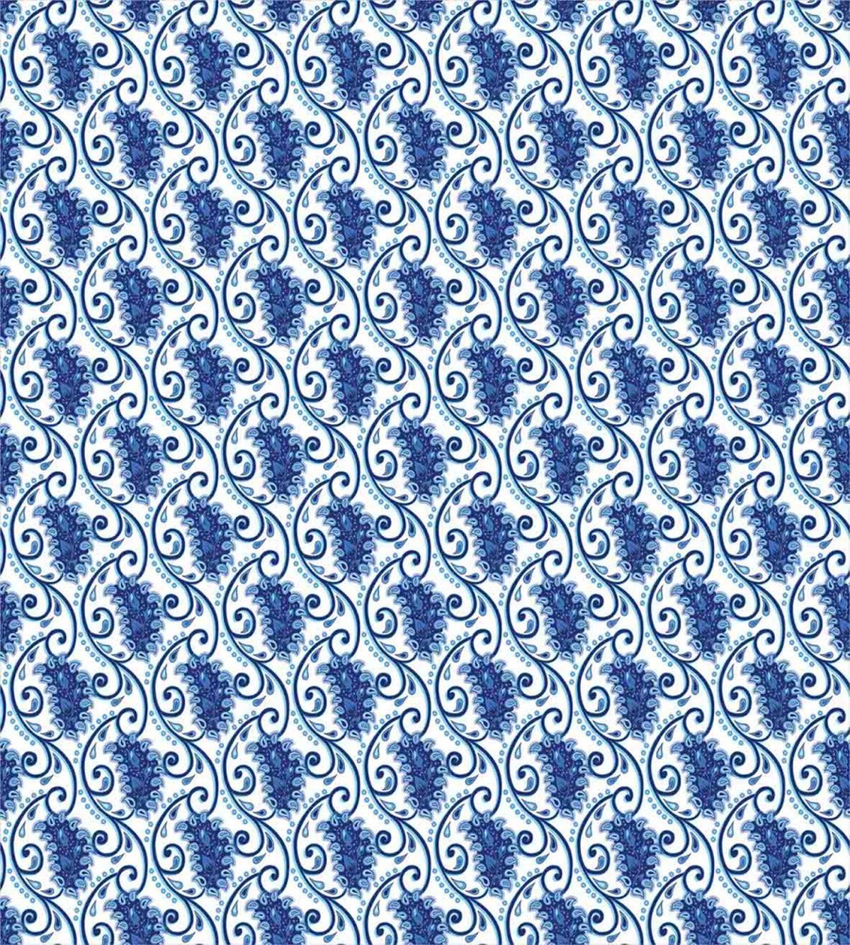 Flowers Ivy Leaves and Dots — Pattern