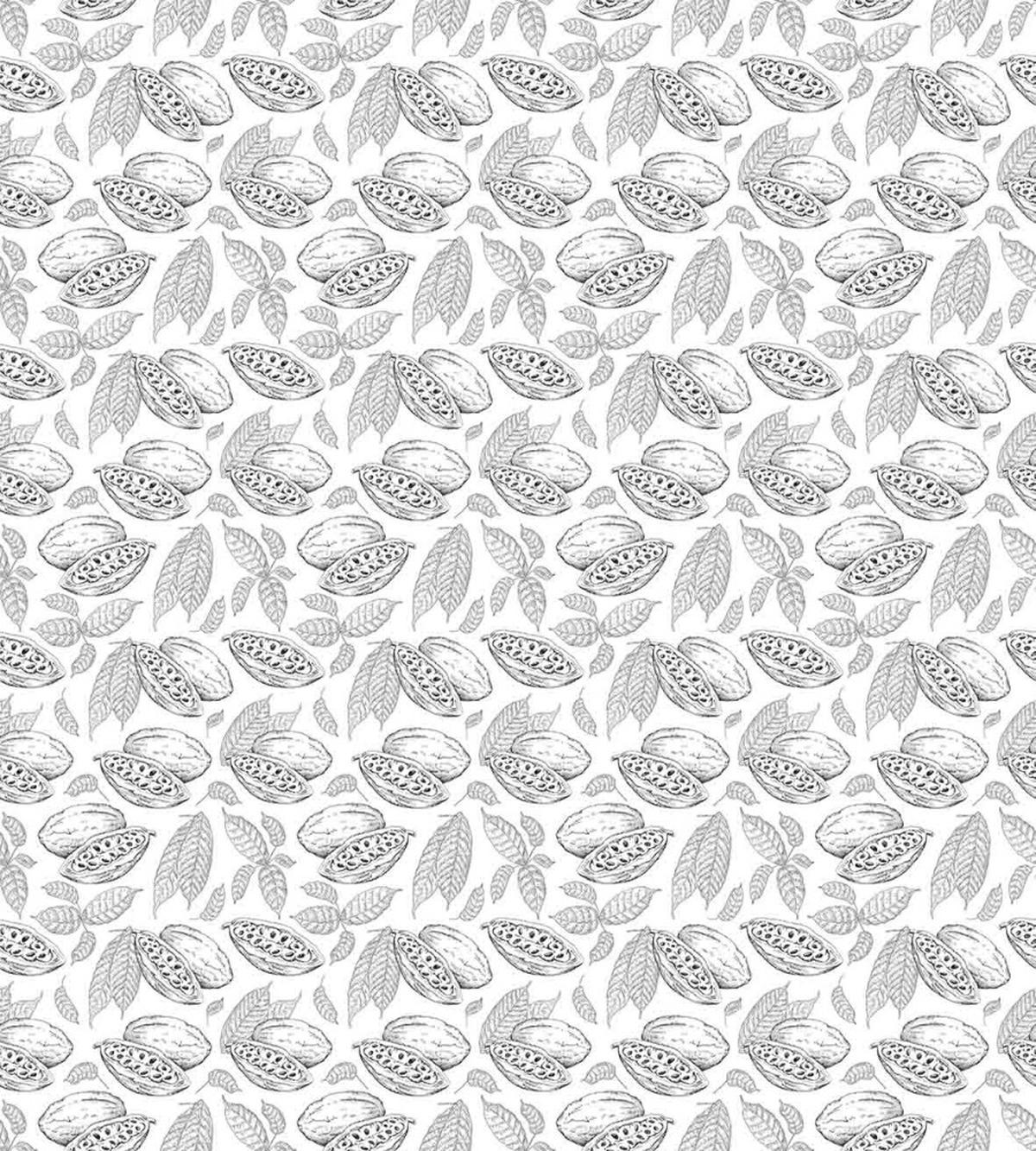 Grunge Sketchy Grey Beans — Pattern