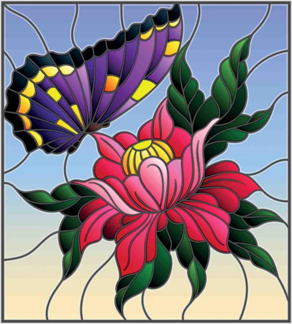 Stained Glass Butterfly — Pattern
