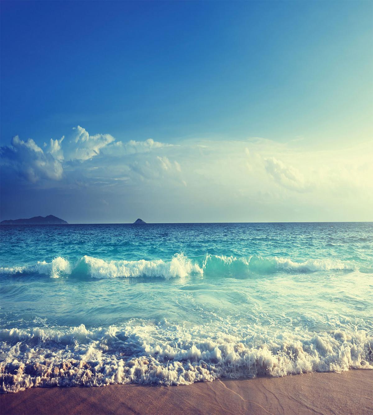 Beach Sunset Waves — Pattern