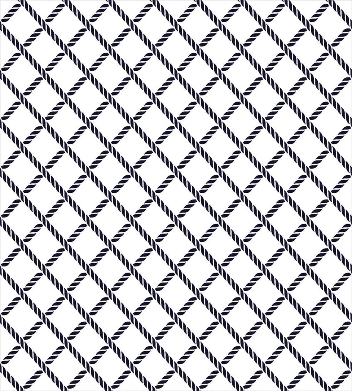 Crossed Rope Motif — Pattern