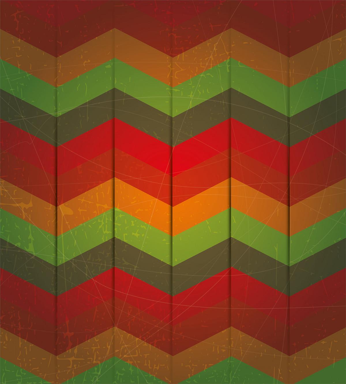 Abstract Zigzag Striped — Pattern