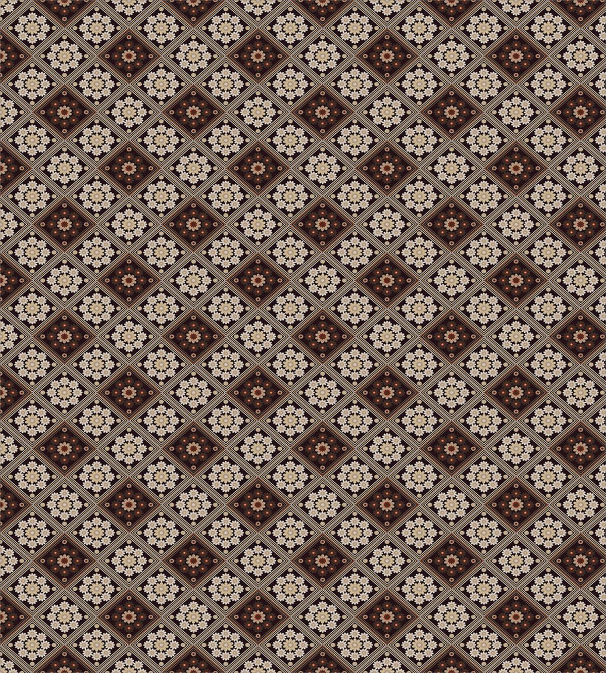 Rhombus Daisies — Pattern