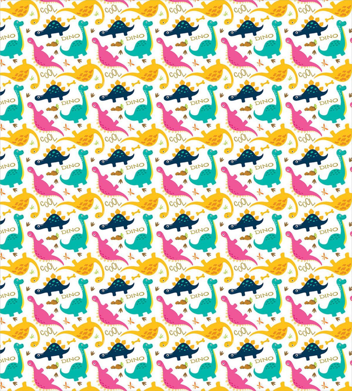 Rhythmic Dinosaurs Doodle — Pattern